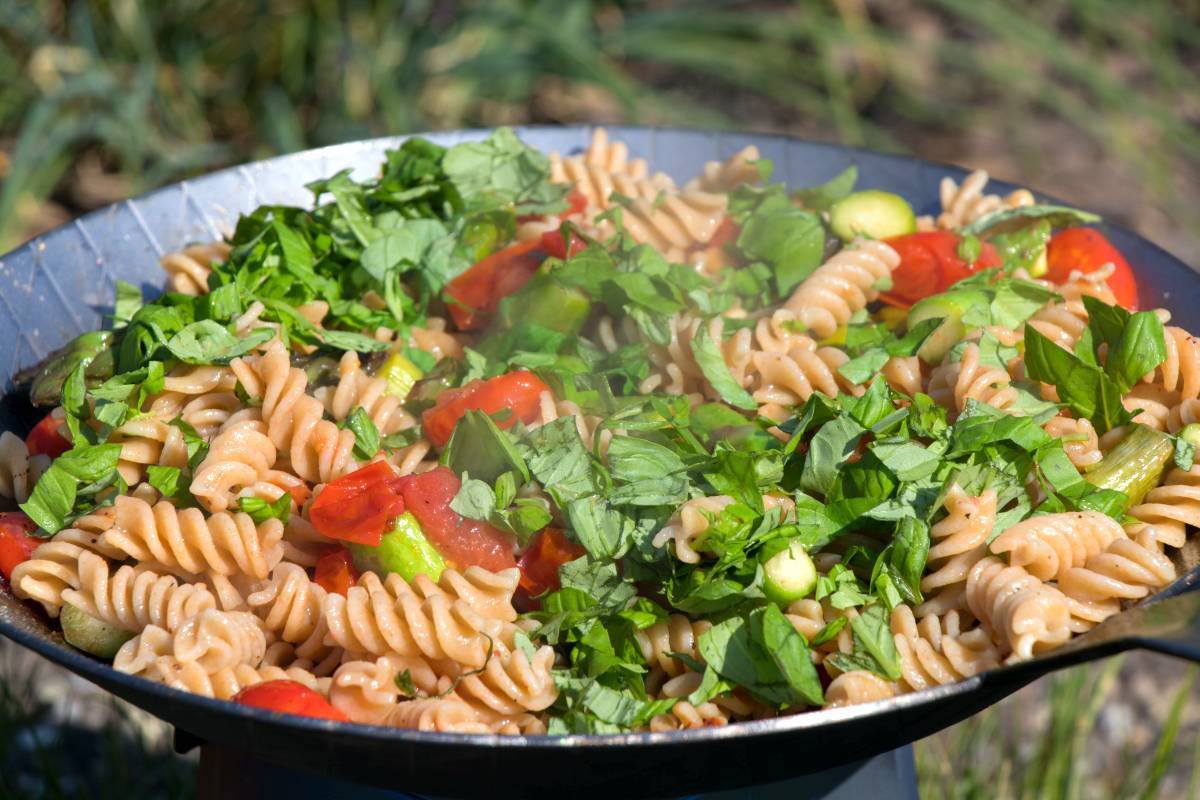 Pasta mit grünem Spargel